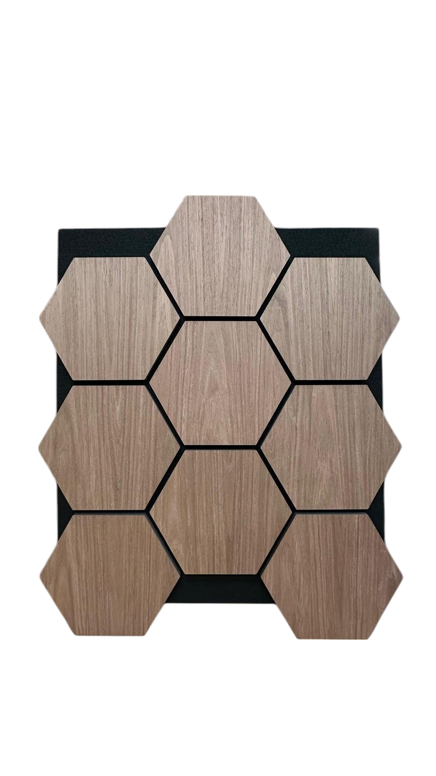 Hexagonal Acoustic Wall Panels | Pack Of 5 | 700mm x 570mm | Light Oak