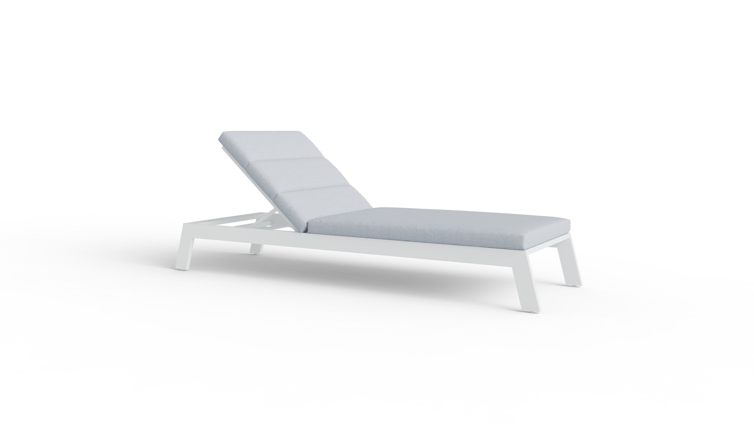 The Prestbury Premium Aluminium Sun Lounger – Charcoal Black & Slate Grey