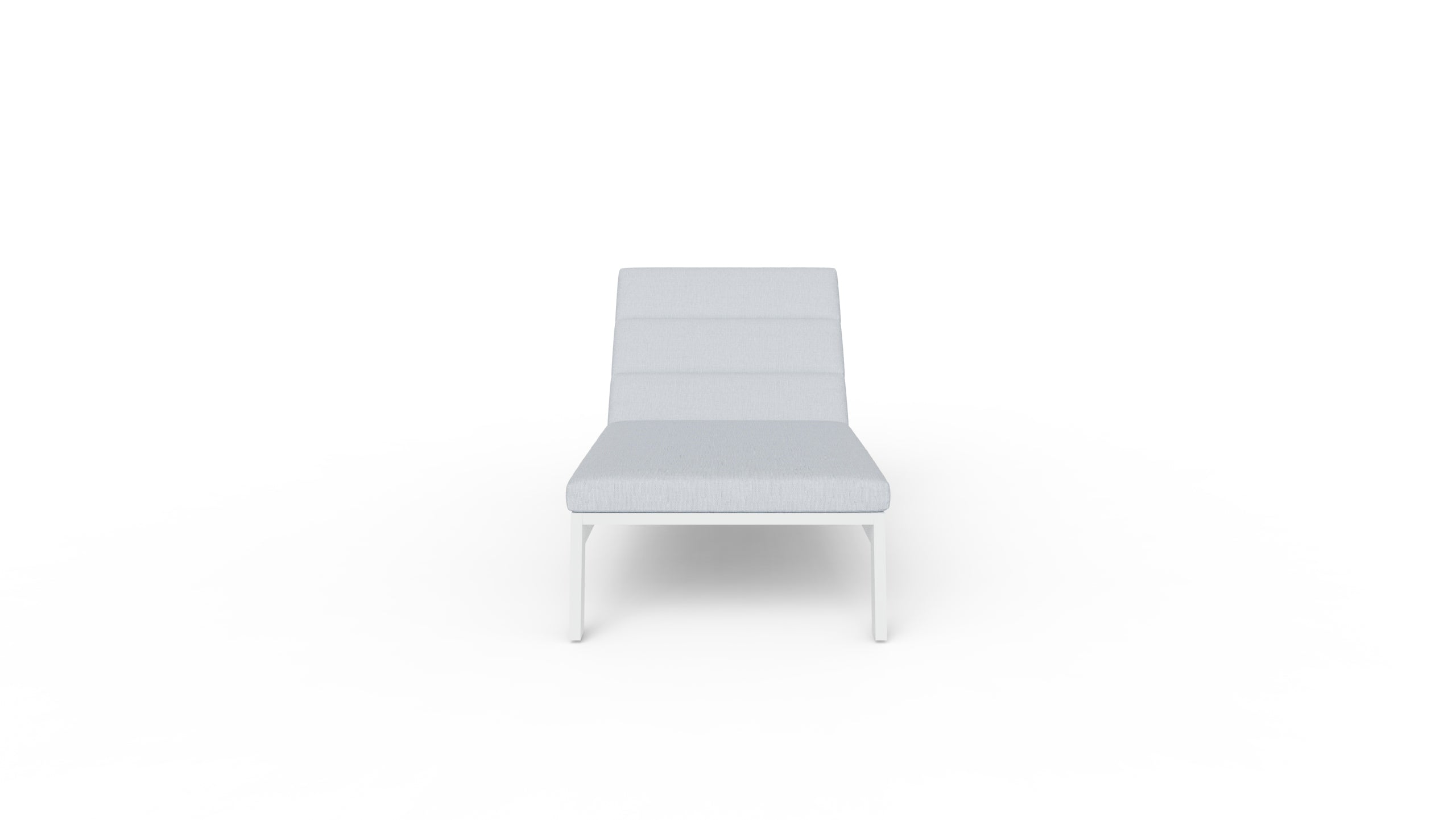 The Prestbury Premium Aluminium Sun Lounger – Charcoal Black & Slate Grey
