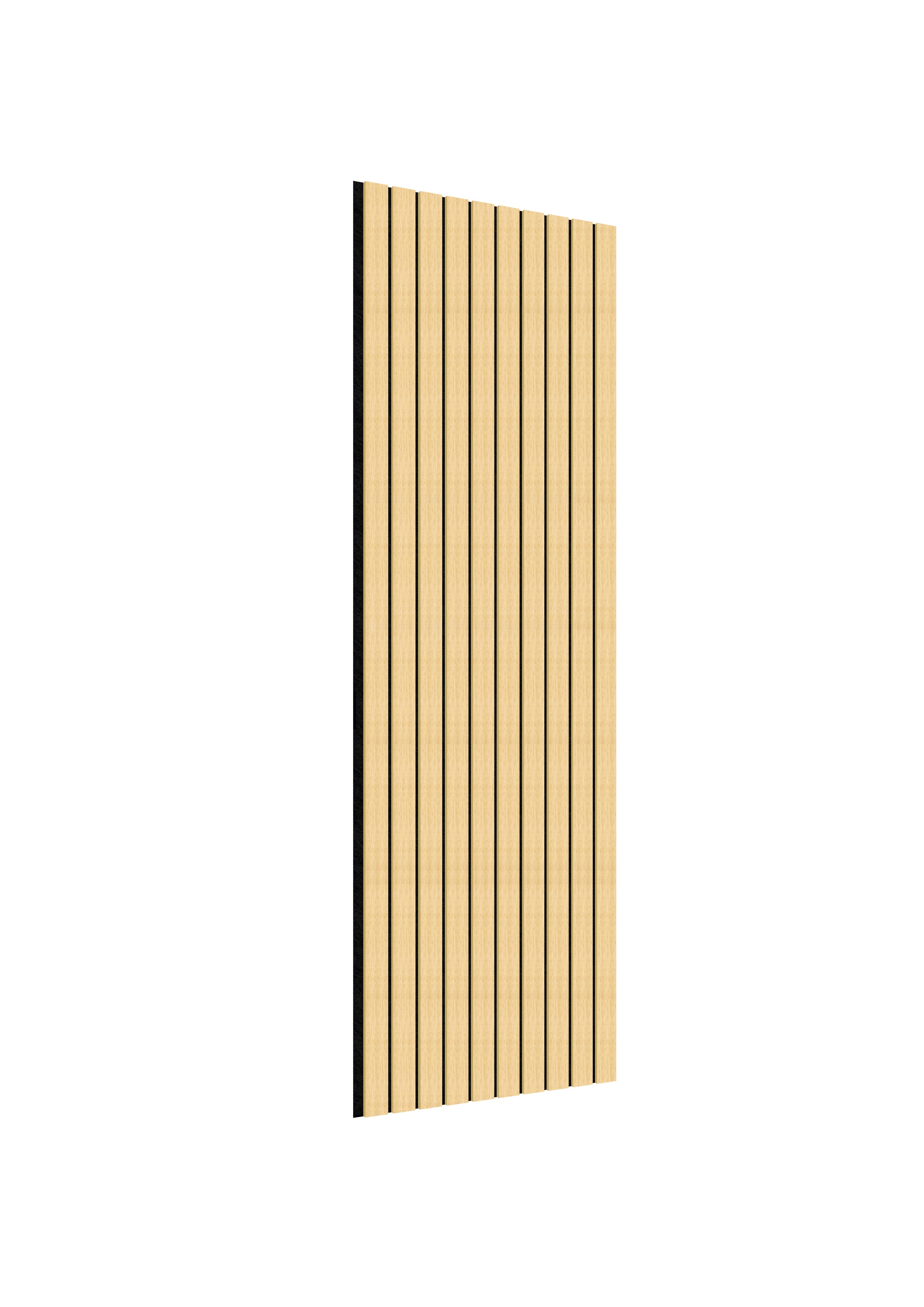 Acoustic Slat Wall Panels | Premium ExtraWide Slats | 240cm x 60cm | Oak