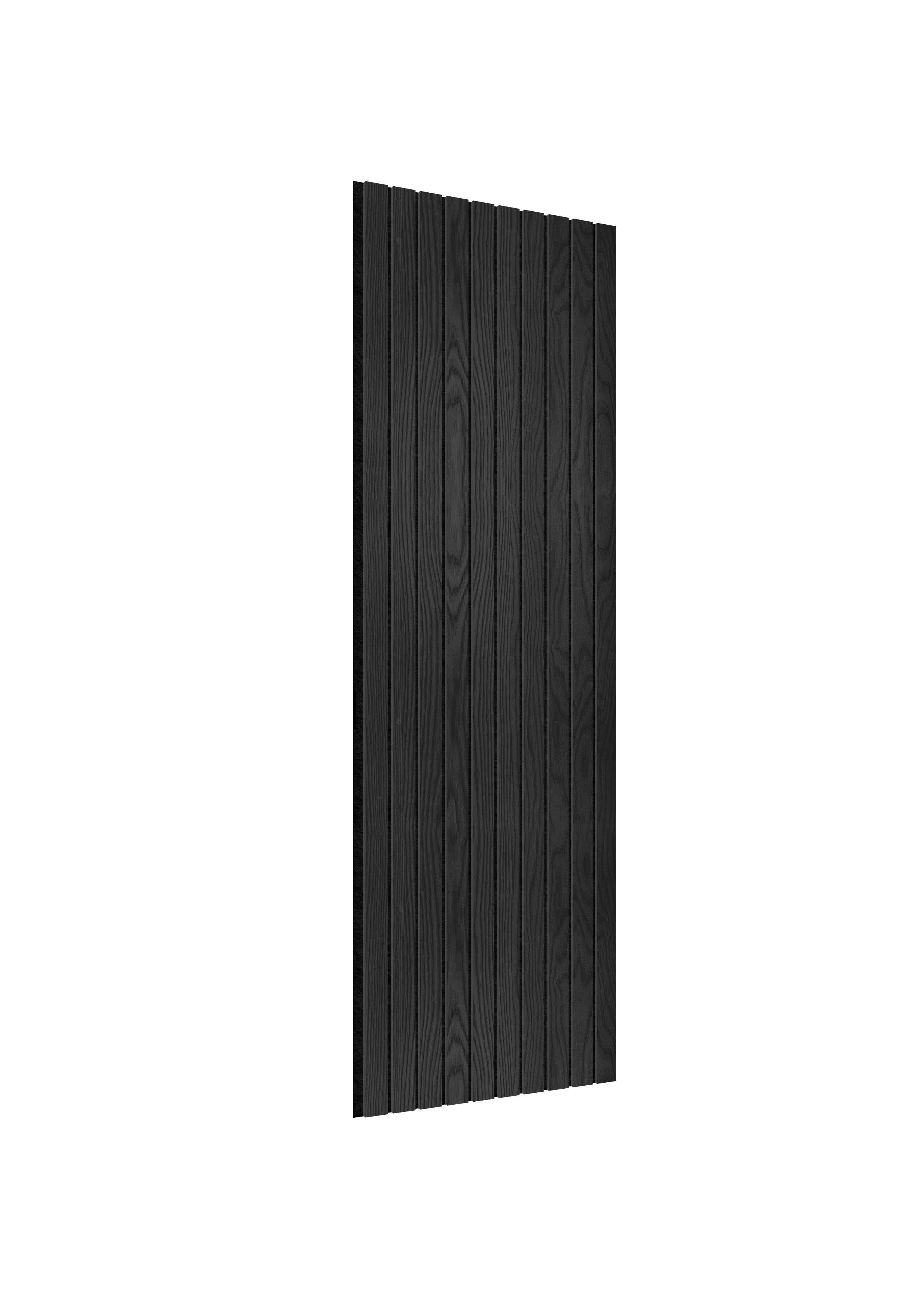Acoustic Slat Wall Panels | Premium ExtraWide Slats | 240cm x 60cm | Dark Grey