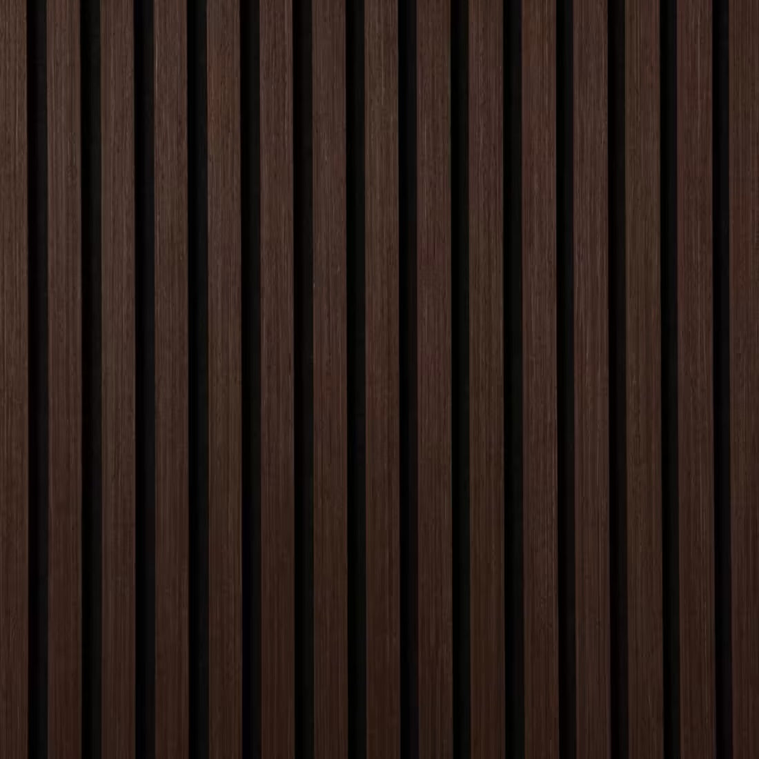 Acoustic Slatted Wall Panel 240 x 60cm - Walnut x 1 panel