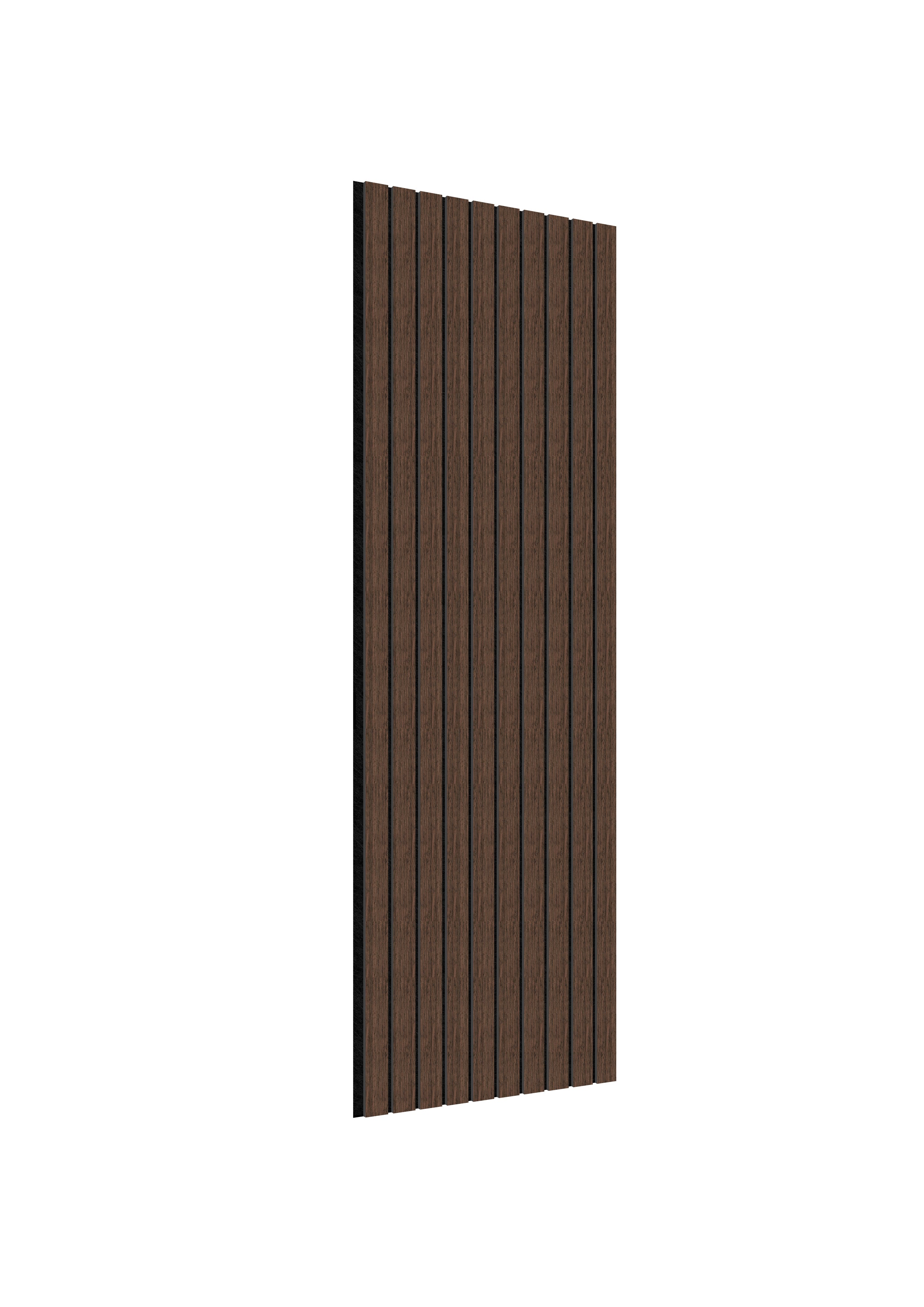Acoustic Slat Wall Panels | Premium ExtraWide Slats | 240cm x 60cm | Smoke