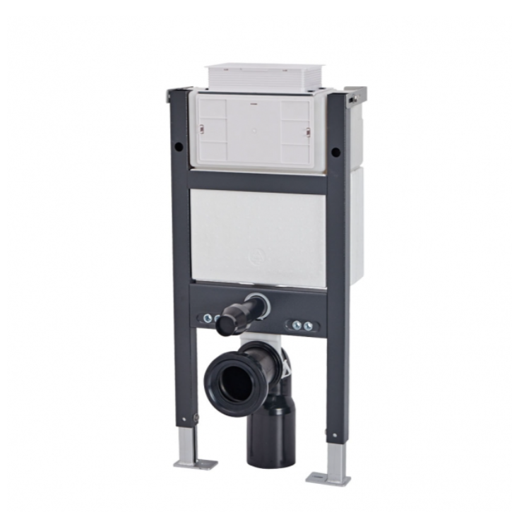Cyclone 0.80m – 1.1m Universal WC Frame with Cistern & Flush Plate