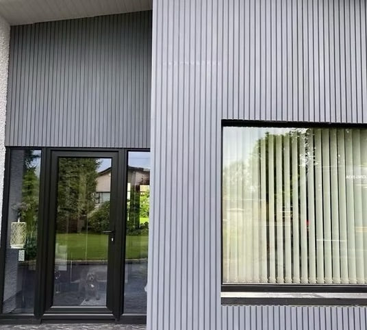 Outdoor Slat Wall Panels | Premium Composite Technology | 235cm x 152mm | Light Grey