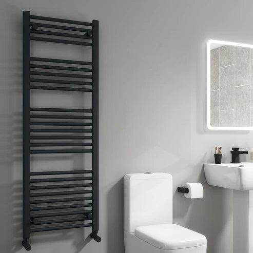 LoCo Straight Ladder Towel Rail Anthracite 500 x 1500