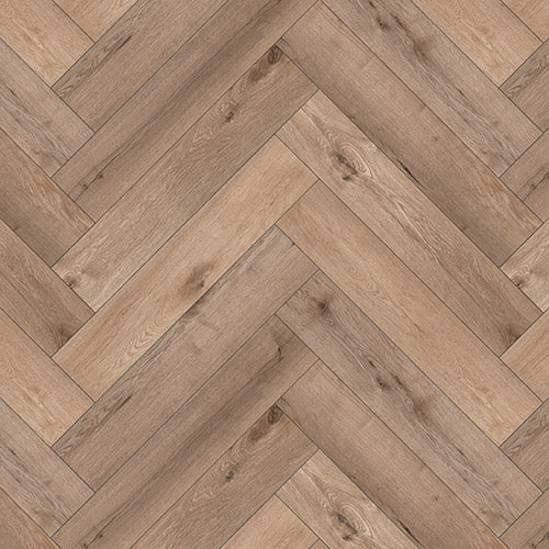Melange Oak SPC herringbone flooring - Area Floors AC-504-HB