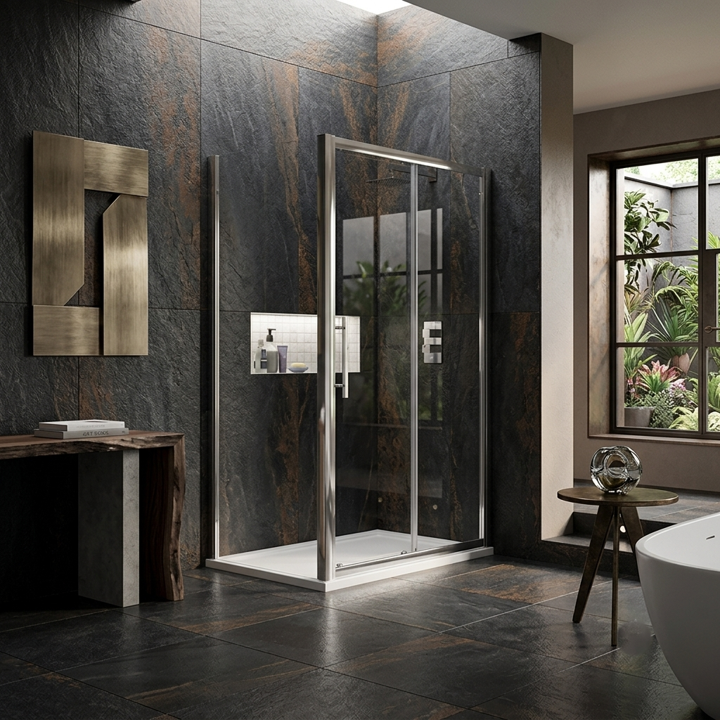 Vodas 8 Framed 1200mm Sliding Shower Door