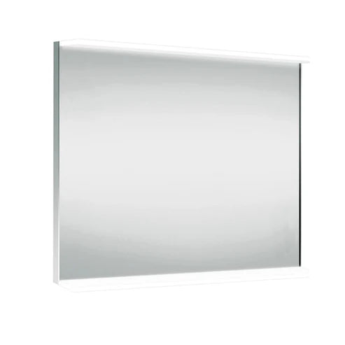 Synergy Bologna 800mm x 600mm Illuminated LED Mirror with Heated Demister & Shelves