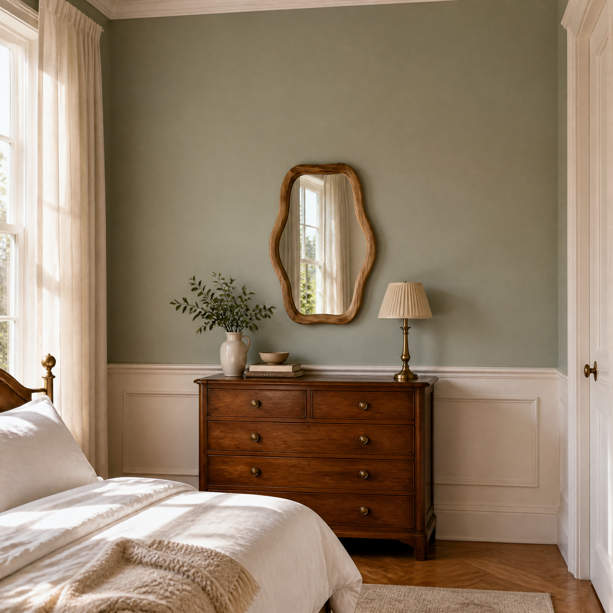Wooden Petal Decorative Mirror | 40cm x 60cm