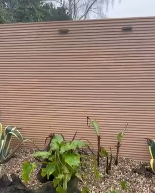 Outdoor Slat Wall Panels | Premium Composite Technology | 235cm x 152mm| Light Oak