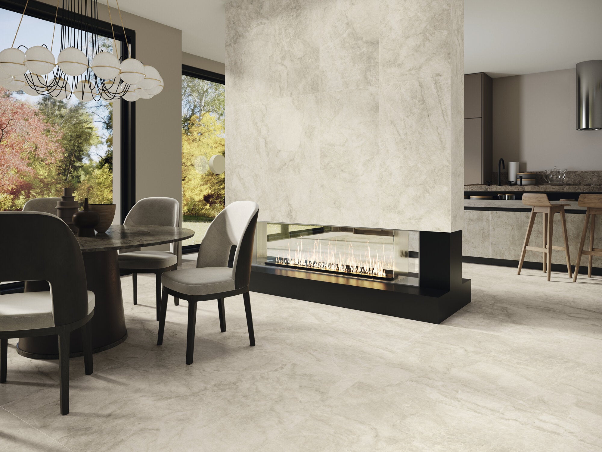 Taj Mahal Capuccino Matt Rectified Porcelain Tile – 120 x 120cm