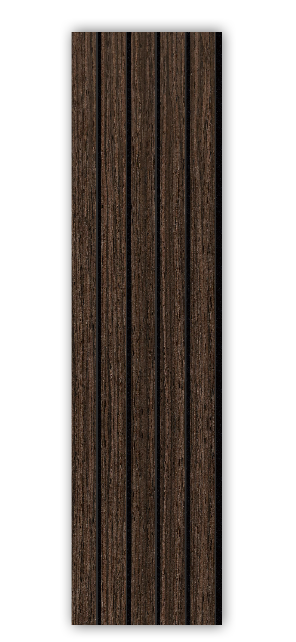 Acoustic Slat Wall Panels | Premium UltraWide Slats | 240cm x 60cm | Smoke