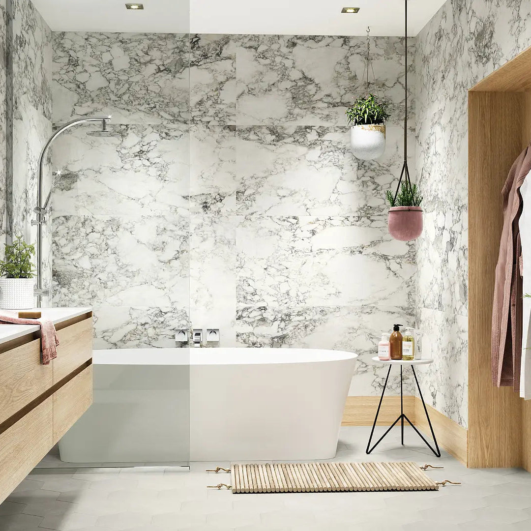 Voltezza White Matt Rectified Porcelain Tile 60 x 120cm – 1.44m² Pack