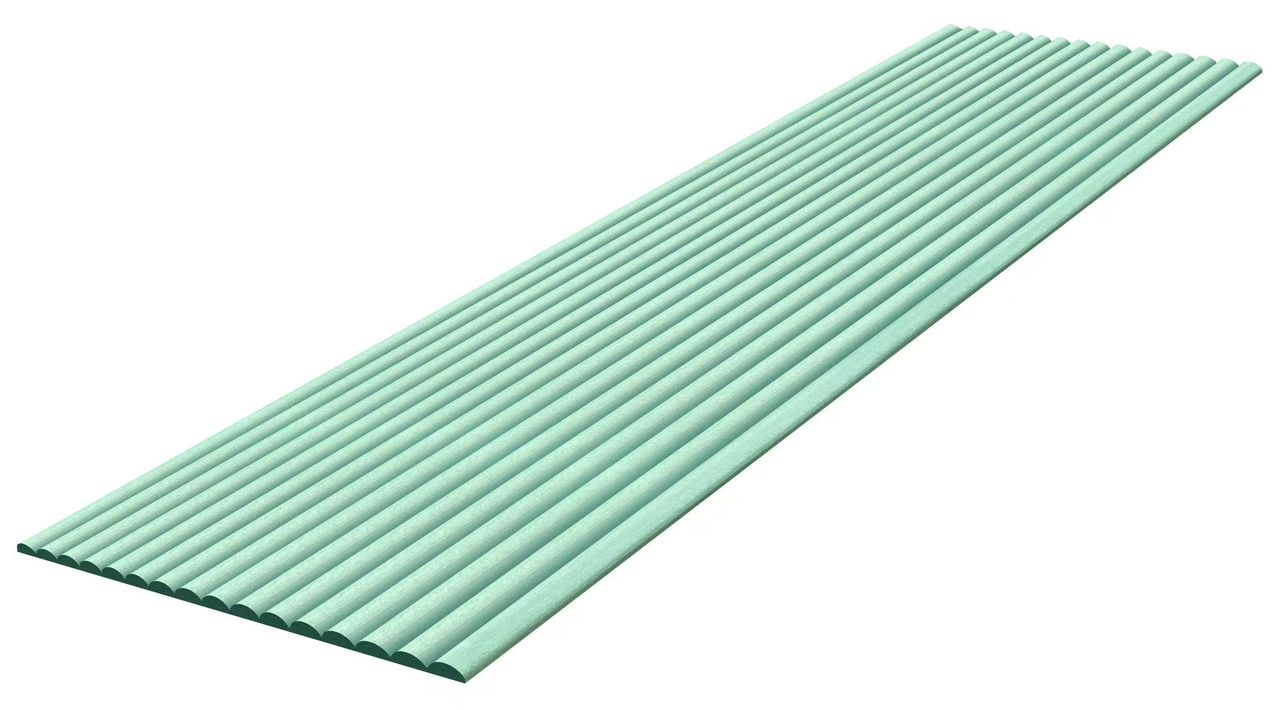 Paintable Ribbed MDF Wall Panel (240cm x 60cm)