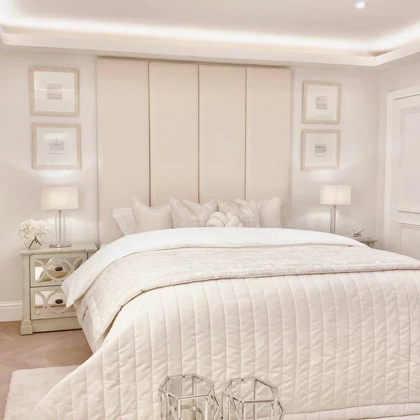 Luxury Kensington Panel High Headboard & Bed Package