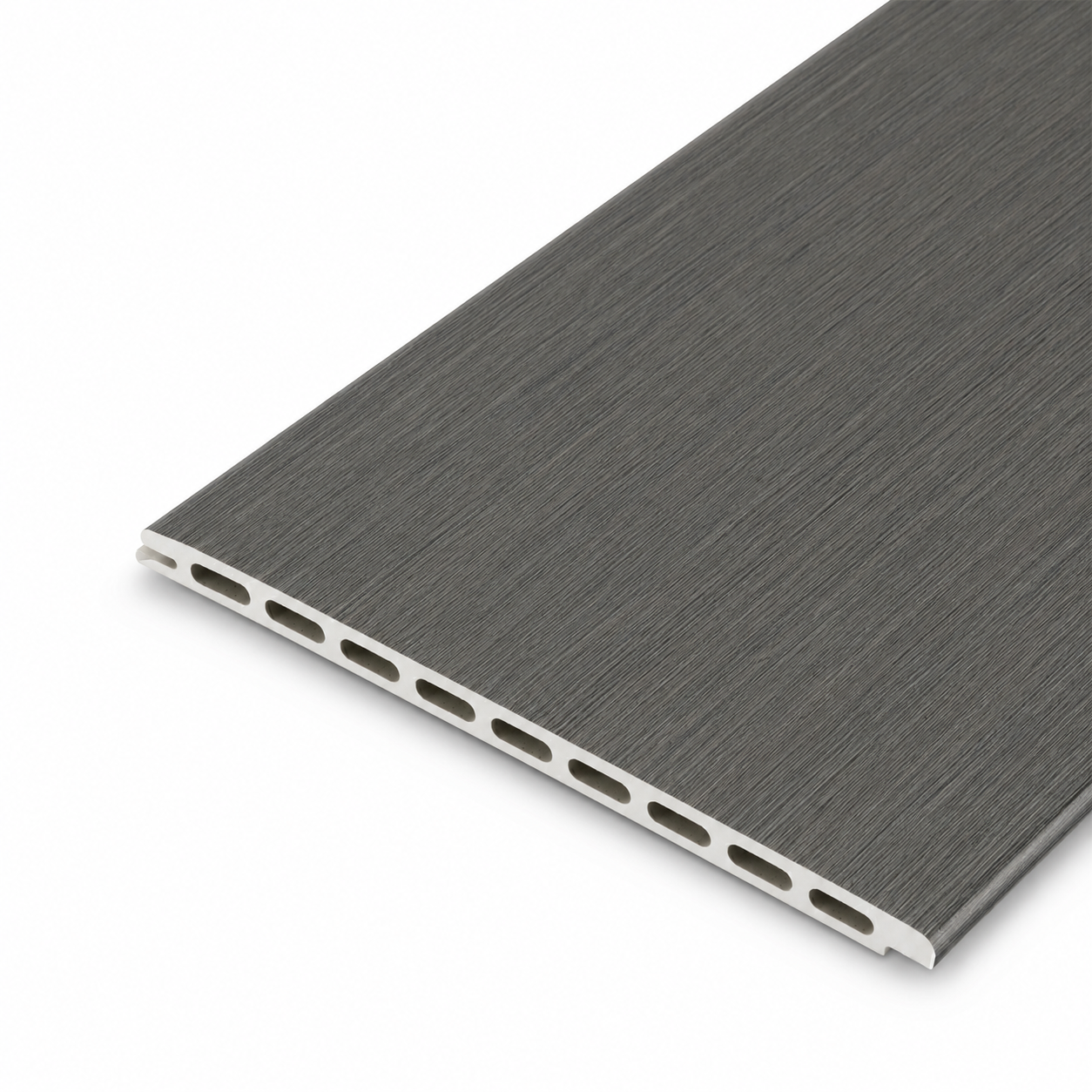 WPC Flat Wall Panels | Outdoor | 236cm x 40.5cm | 5 Pack | Ash Grey