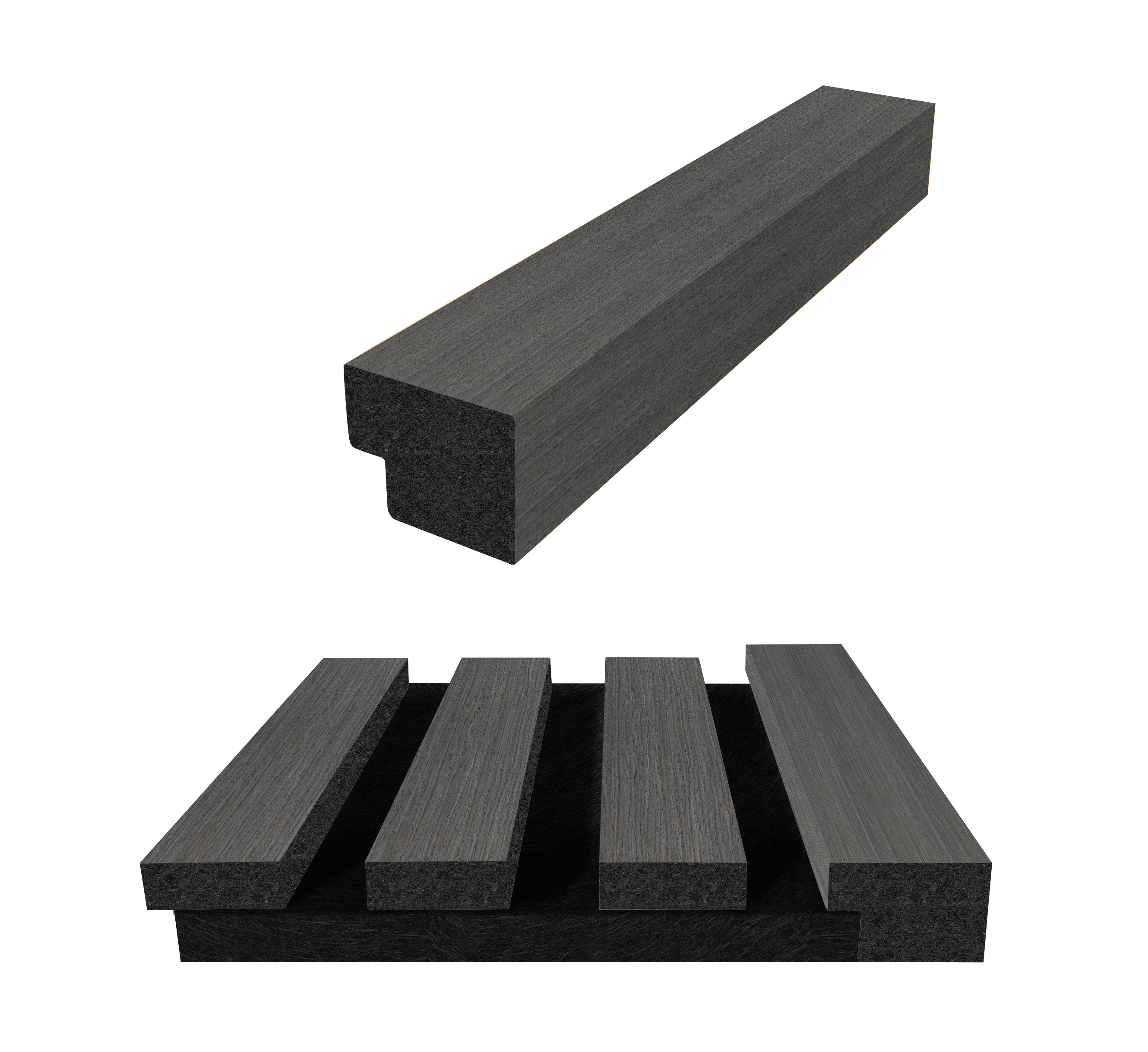 1 x Acoustic Panel Finishing End Trim ( Multiple Colours )