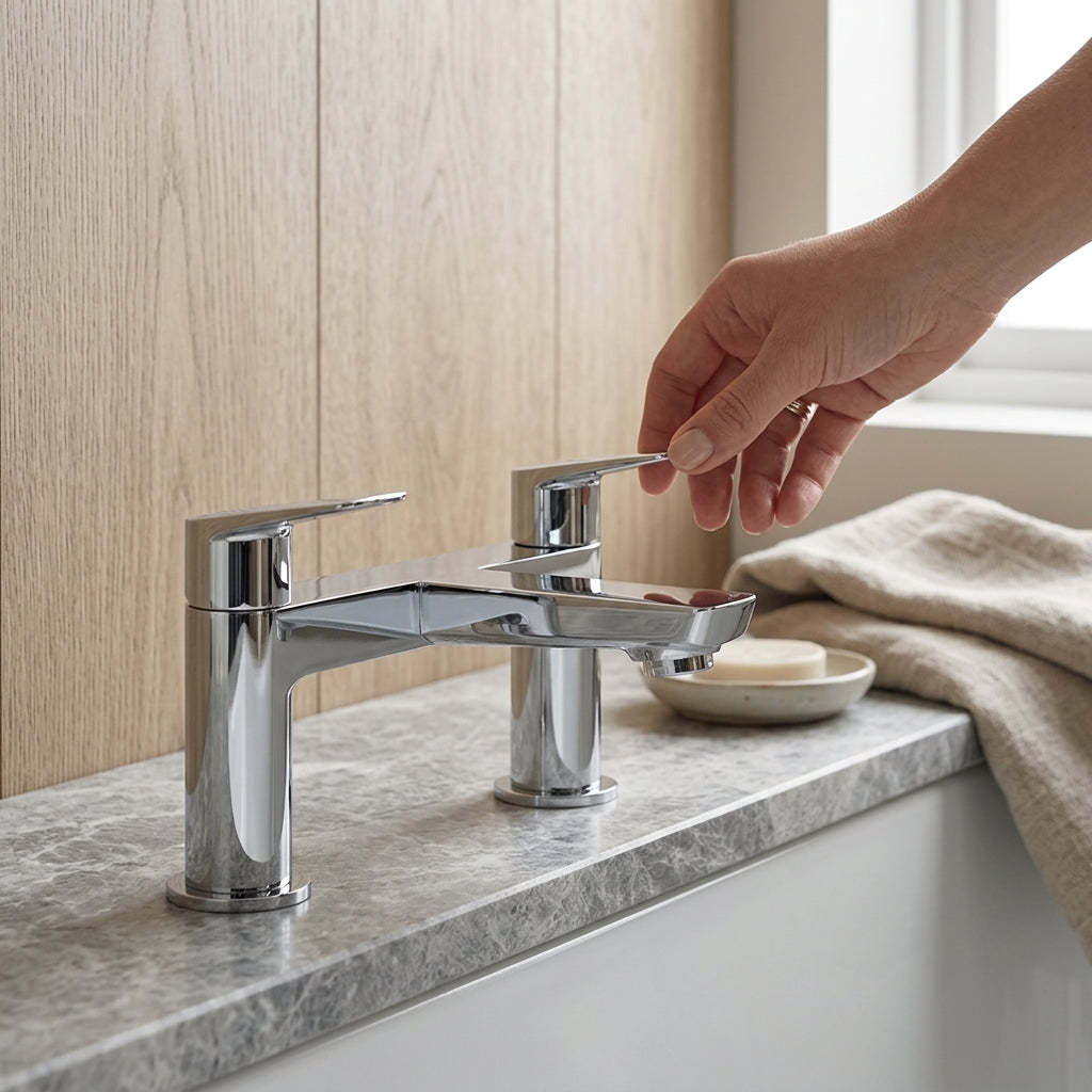 Hudson Reed Drift Deck Mounted Bath Filler