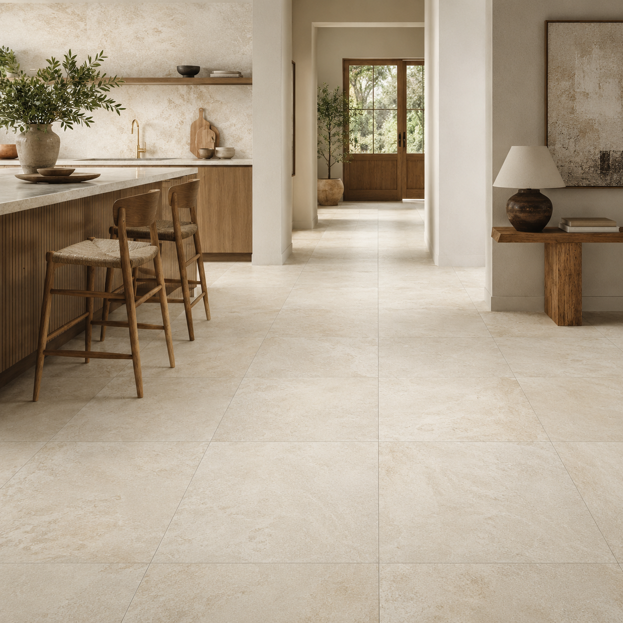 Modula Castelo Bone Porcelain Tile – 44 x 66cm