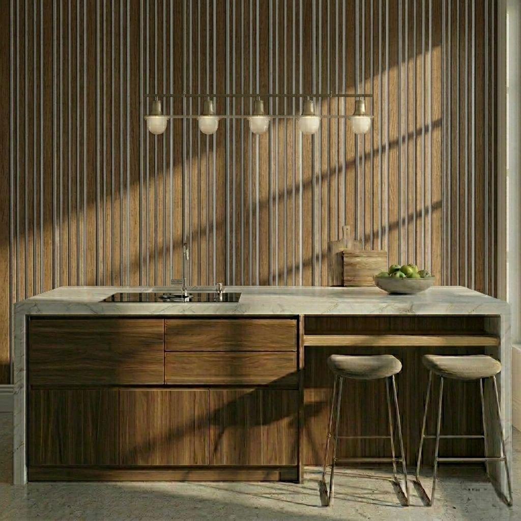 ACOUSTIC MULTI WIDTH PANEL- WALNUT + SILVER