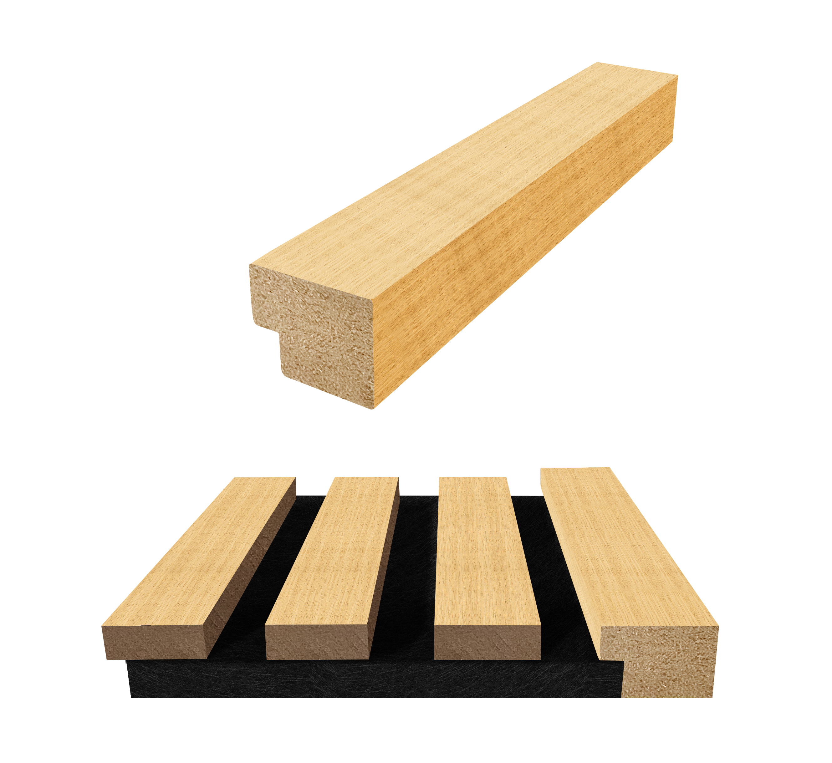 1 x Acoustic Panel Finishing End Trim ( Multiple Colours )