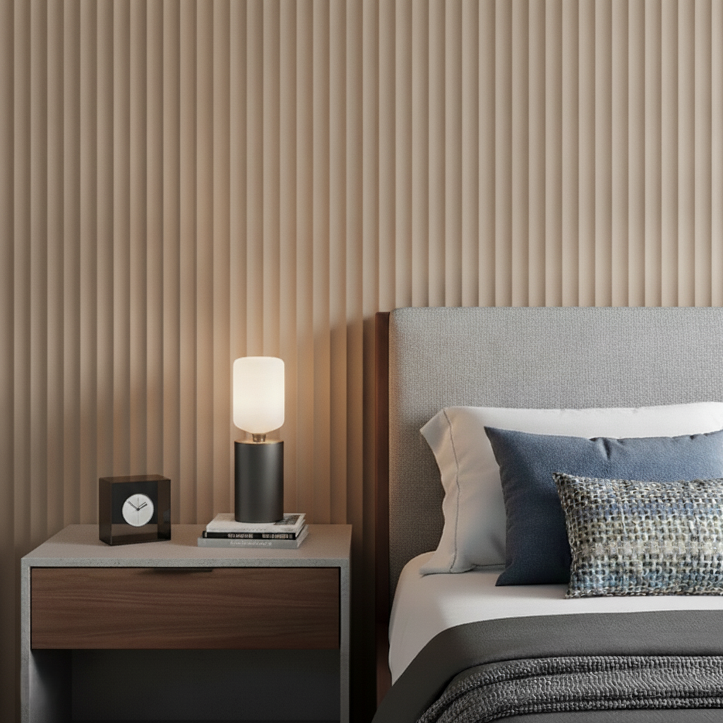 Paintable Fluted MDF Wall Panel (240cm x 60cm)