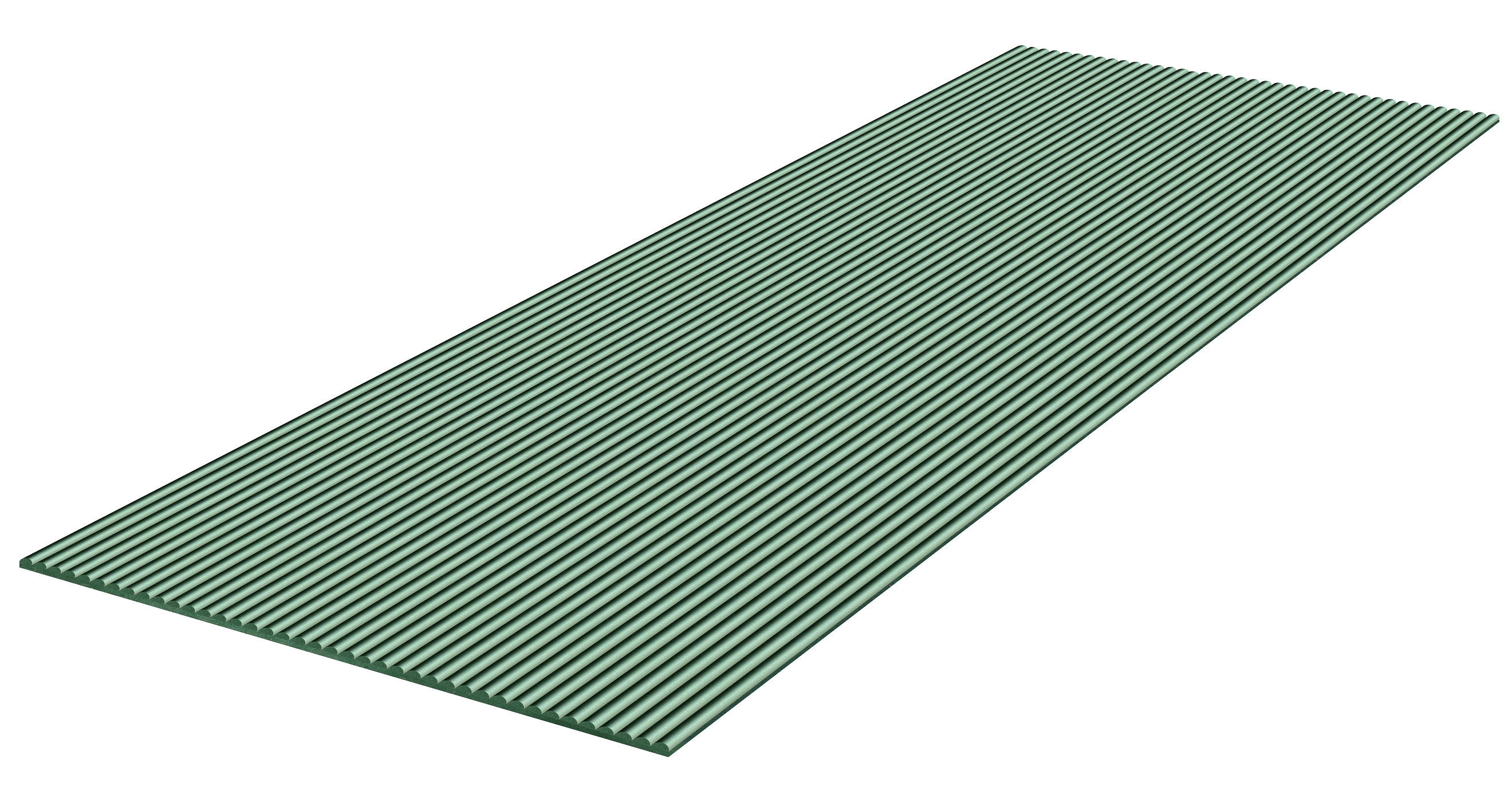 Paintable Mini-Ribbed MDF Wall Panel (240cm x 60cm)