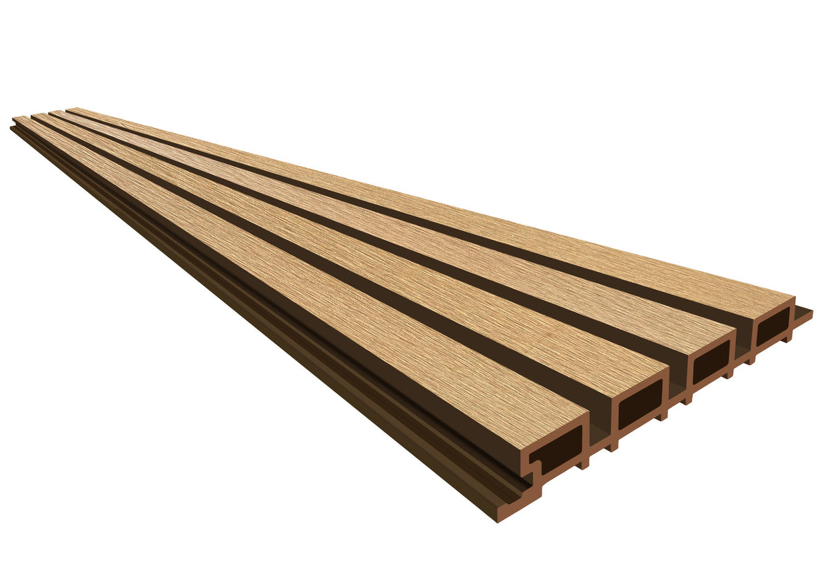 PH Pro Range Outdoor Composite Slat Wall Panel - Natural Oak - supplier image 3