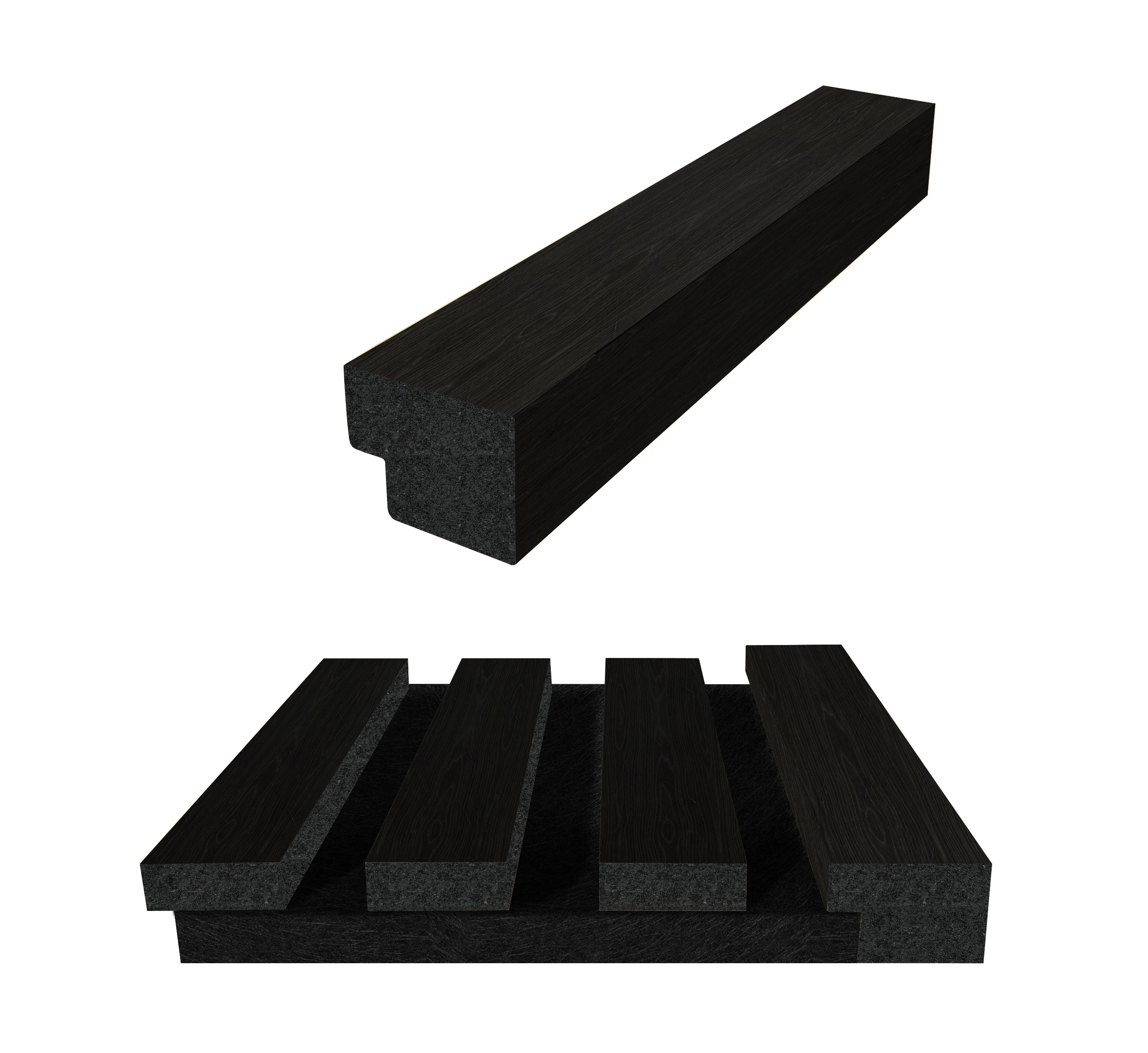 1 x Acoustic Panel Finishing End Trim ( Multiple Colours )