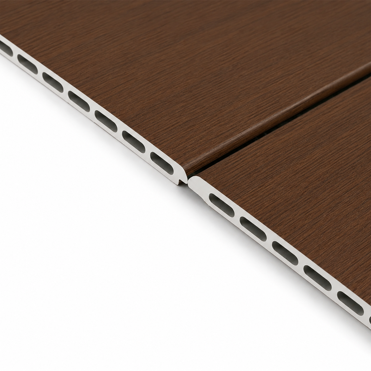WPC Flat Wall Panels | Indoor | 236cm x 40.5cm | 5 Pack | Walnut