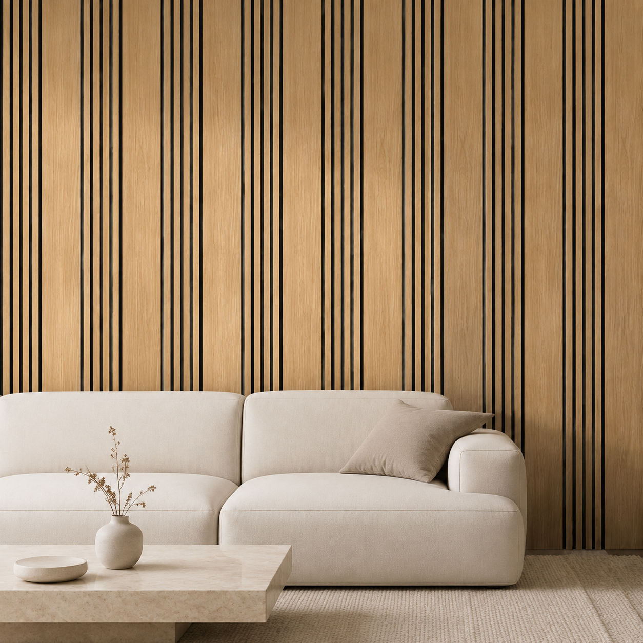 Infinity Multi Width Acoustic Wall Panel - Walnut