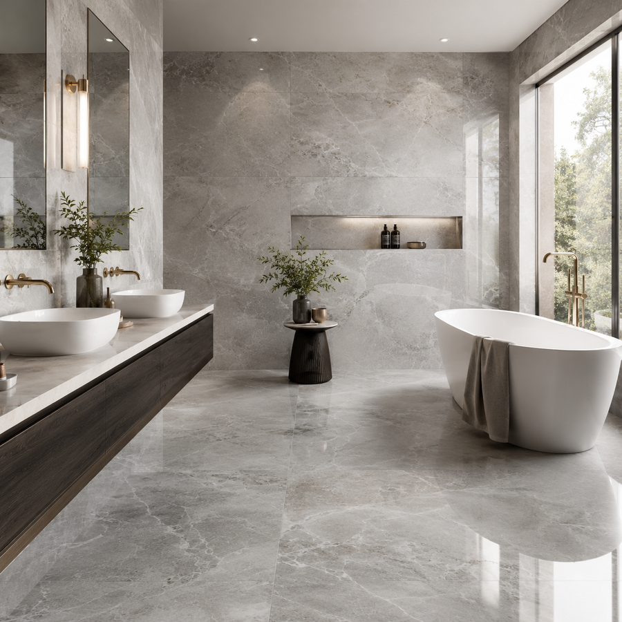 Porcelain tiles and flooring for trade projects
