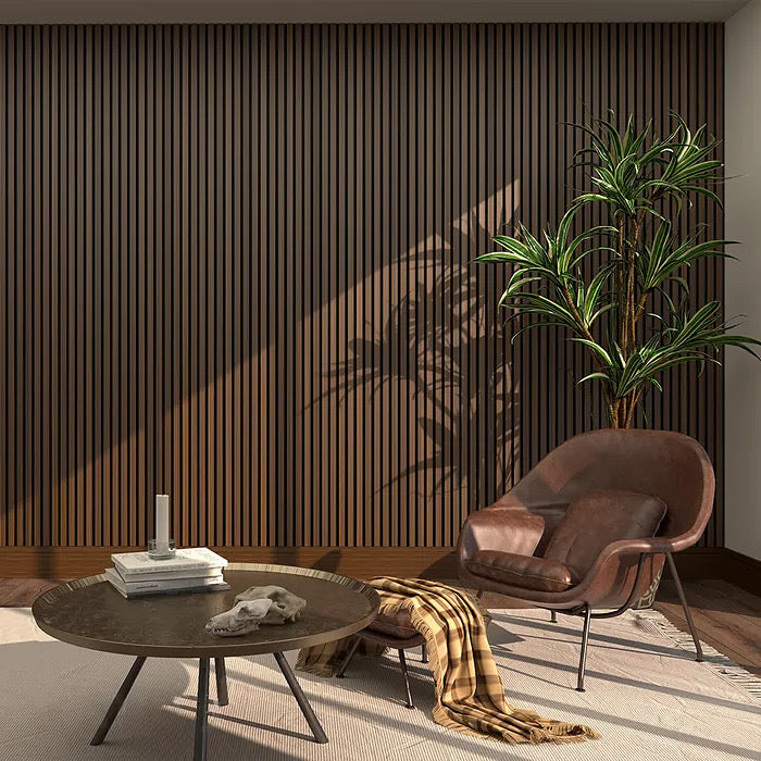 3.6m Extra-Tall Acoustic Slatted Wall Panels