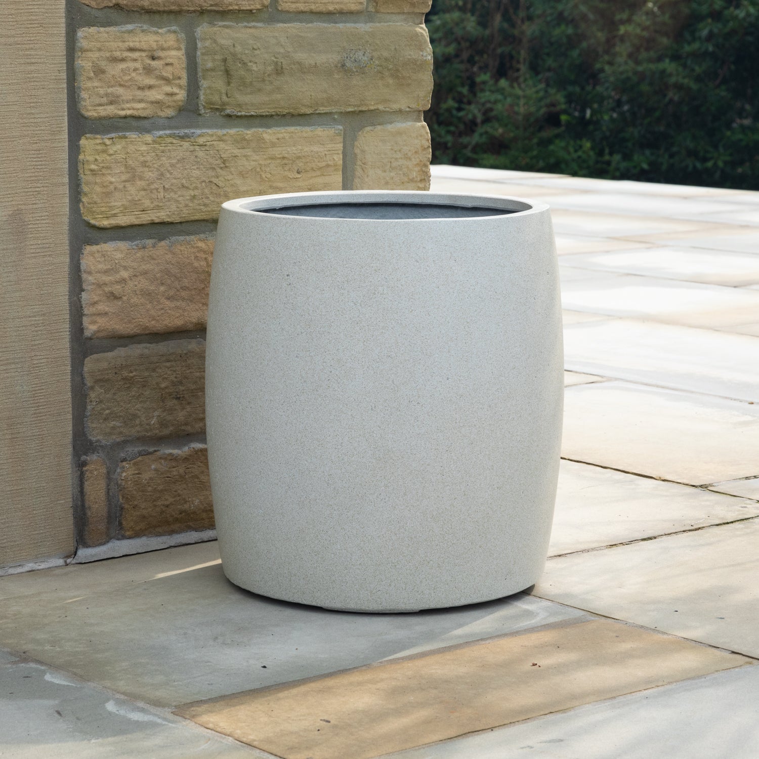 Artificial Buxus Ball Topiary in White Planter