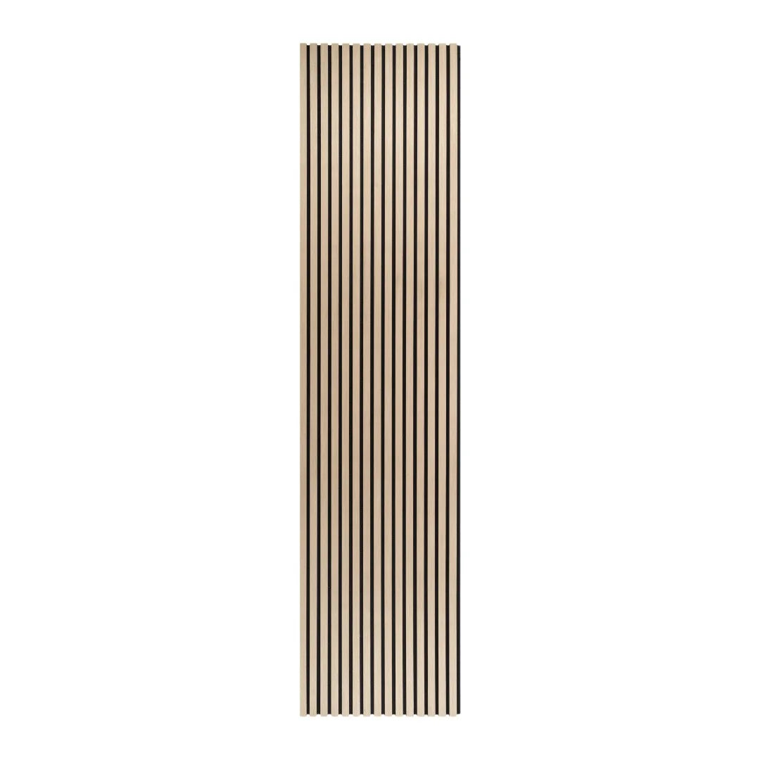 Pack Of x2 Large Acoustic Wall Panels White Oak 2.95m