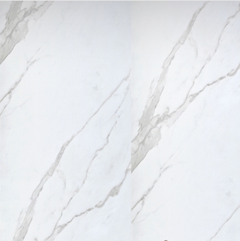7mm PVC Bathroom & Shower Wall Panels | 240cm X 60cm | White Marble