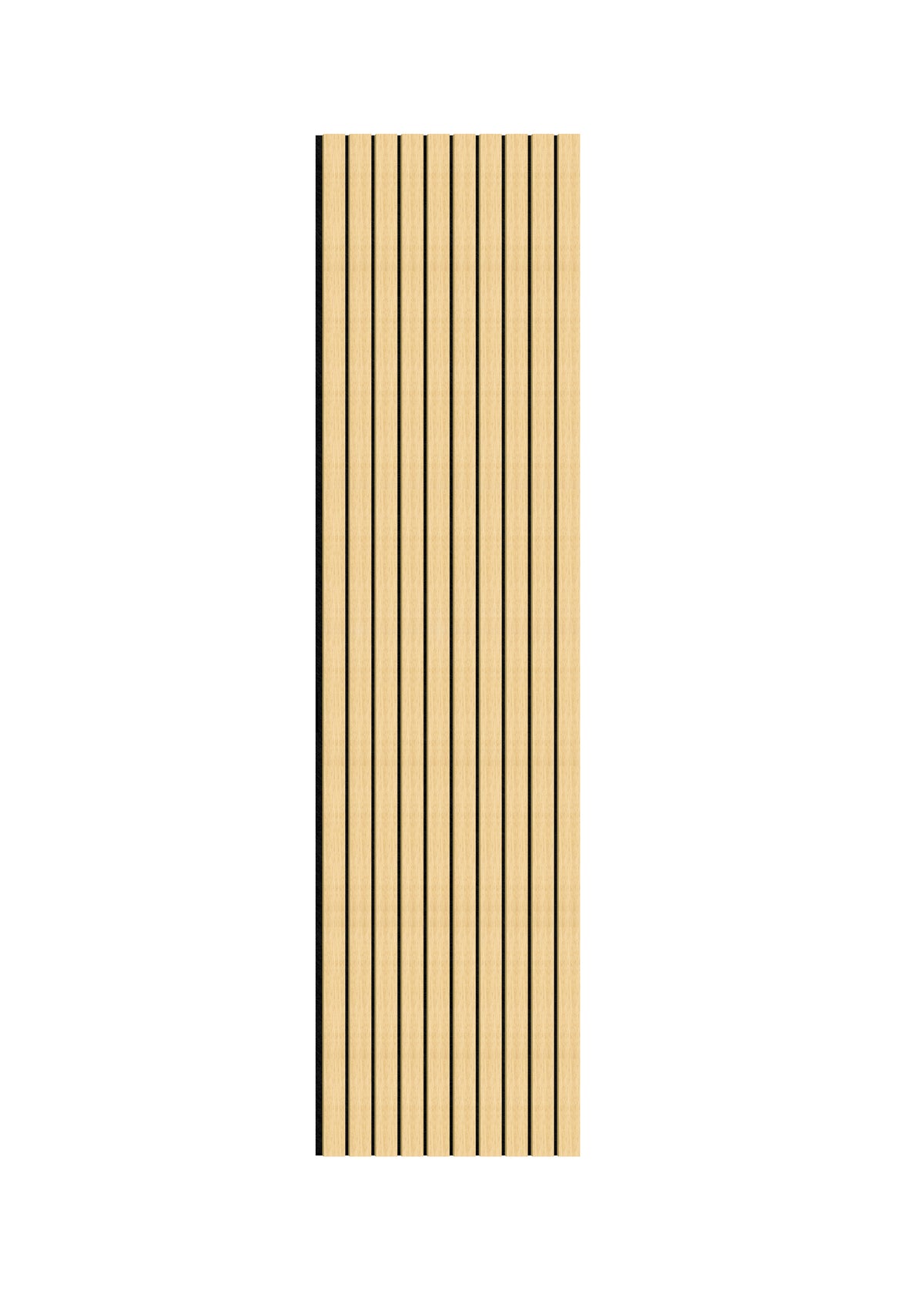 Acoustic Slat Wall Panels | Premium ExtraWide Slats | 240cm x 60cm | O