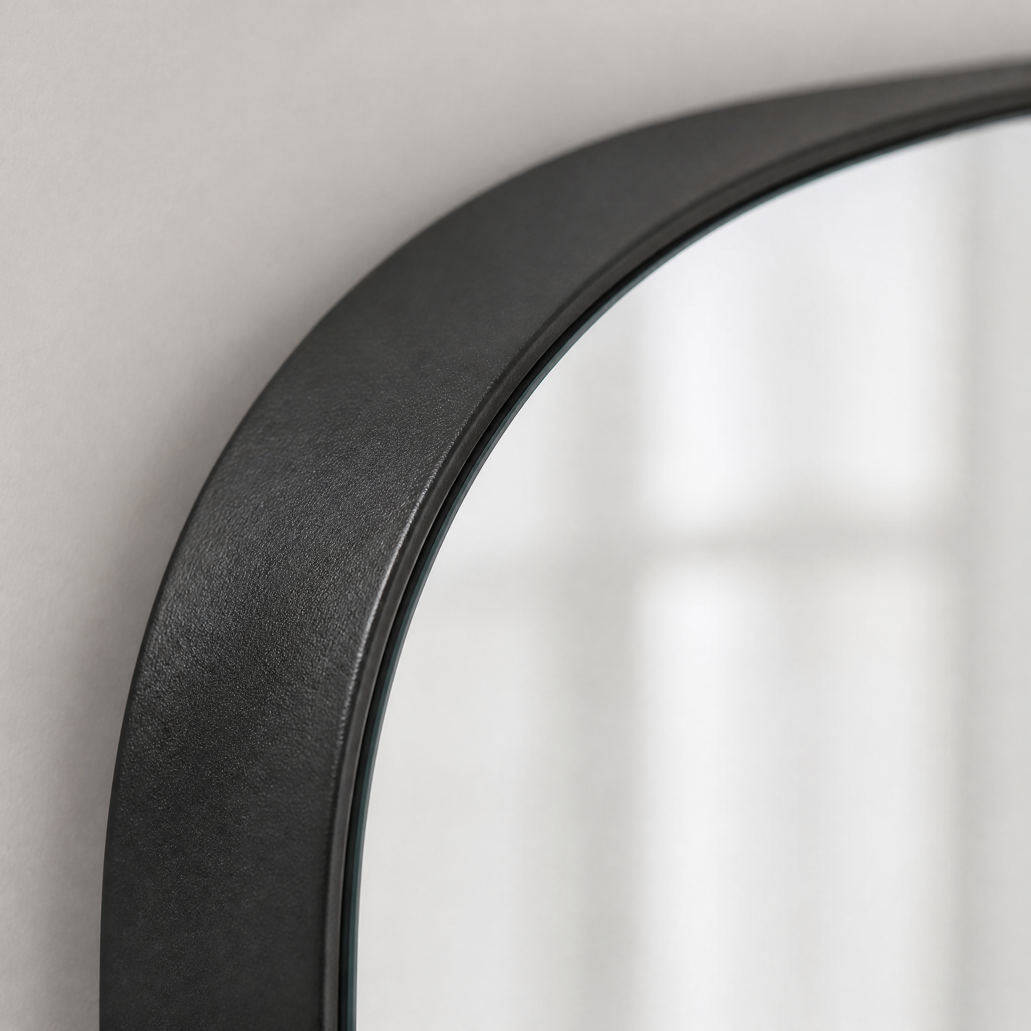 Black Aluminium Alloy Wide Arch Mirror | 120cm x 90cm