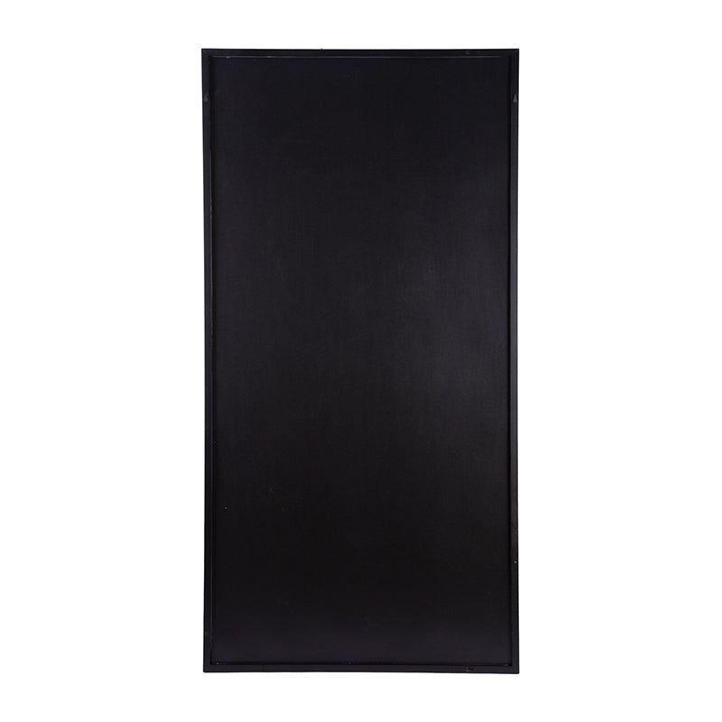 Black Aluminium Alloy Rectangular Full-Length Dressing Mirror | 100cm x 200cm