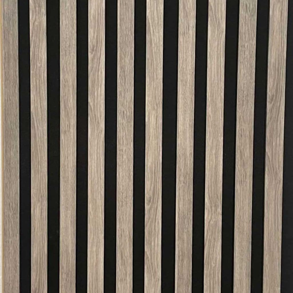244cm x 60cm  MDF Premium Acoustic Wall Panel Grey