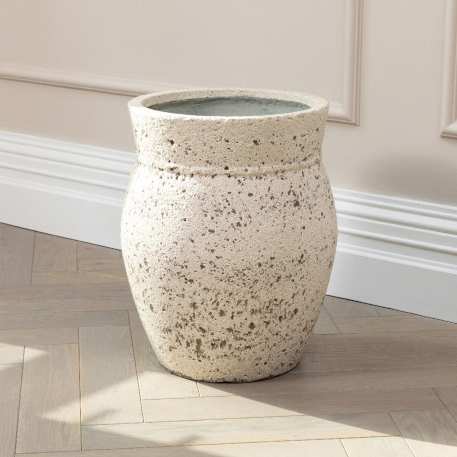 Apollo White Stone Planter