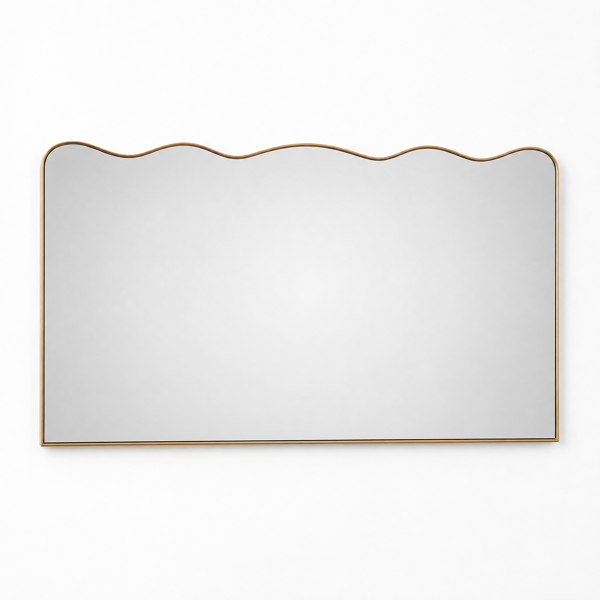Gold MDF Lace Decorative Statement Mirror | 160cm x 90cm