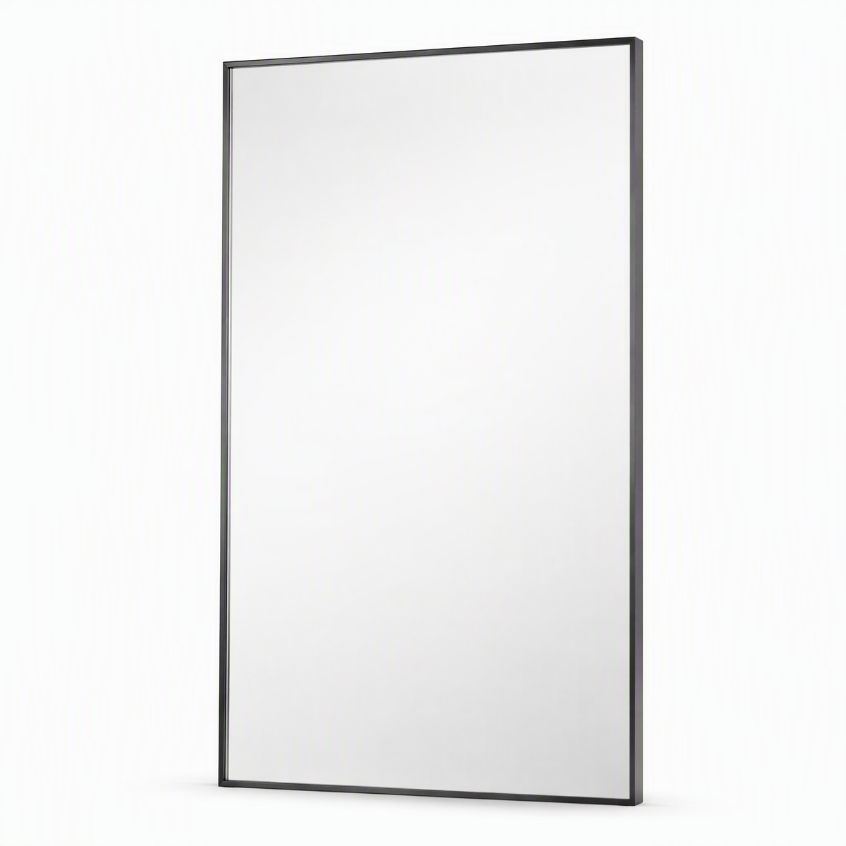 Black Aluminium Alloy Rectangular Full-Length Dressing Mirror | 100cm x 200cm