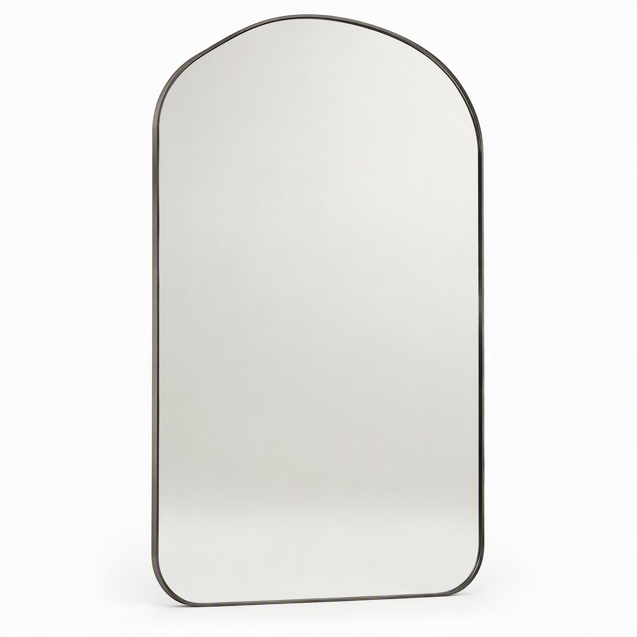 Black Wrought Iron Drop Arch Full-Length Standing Mirror | 100cm x 200cm