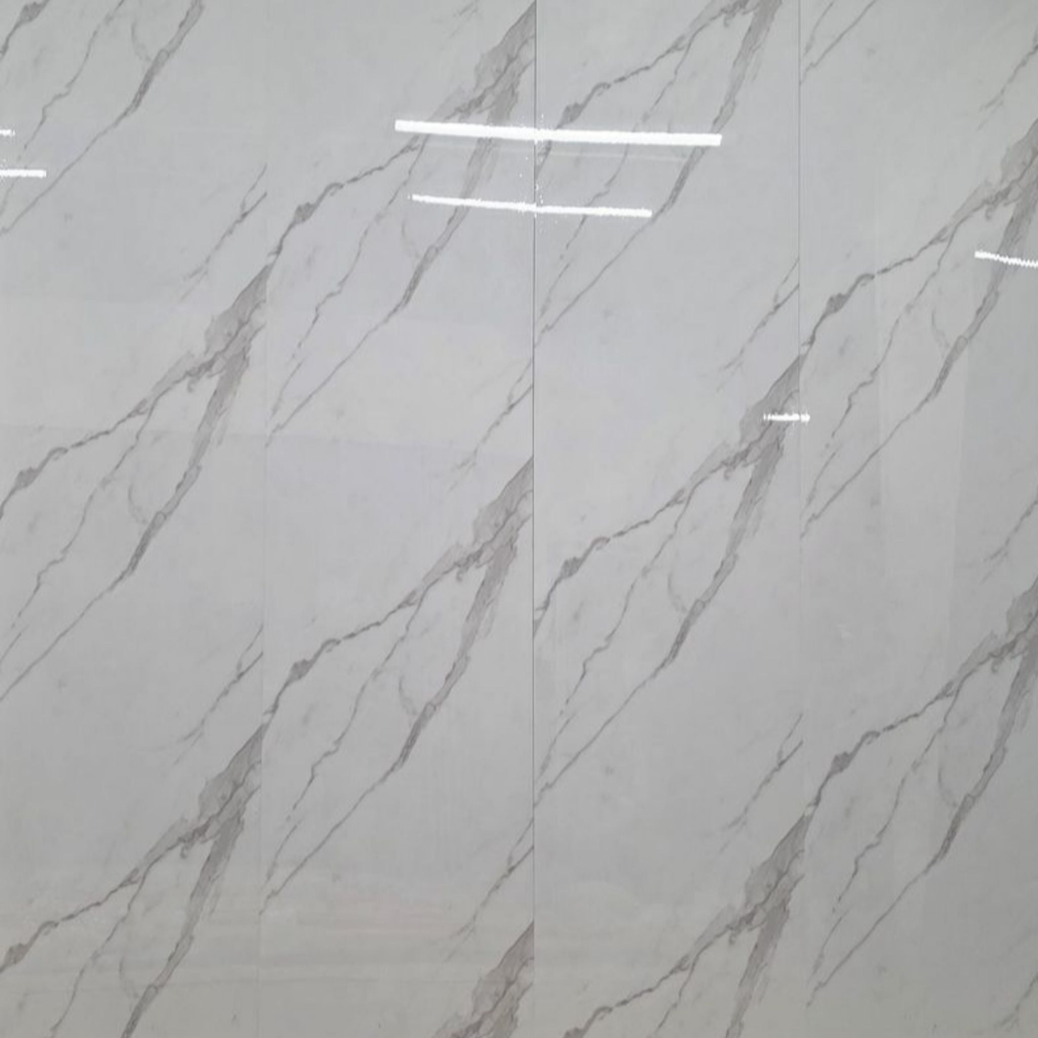 Pack Of 4 Aqua White Wall Panels 240cm x 60cm