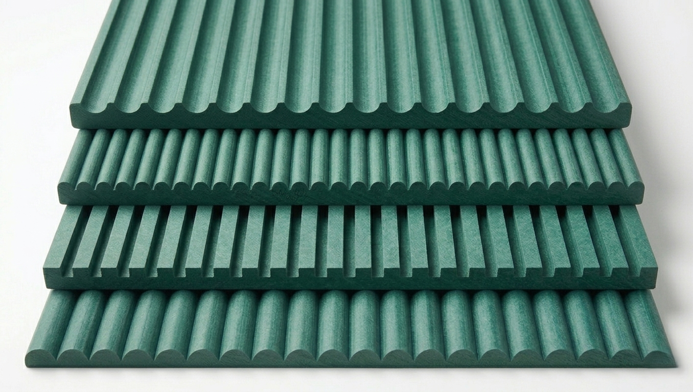Paintable Fluted MDF Wall Panel (240cm x 60cm)