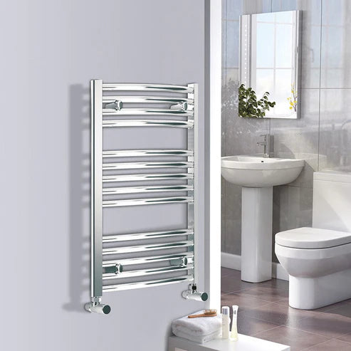 LoCo Premier Curved Ladder Towel Rail Chrome 500 x 1800