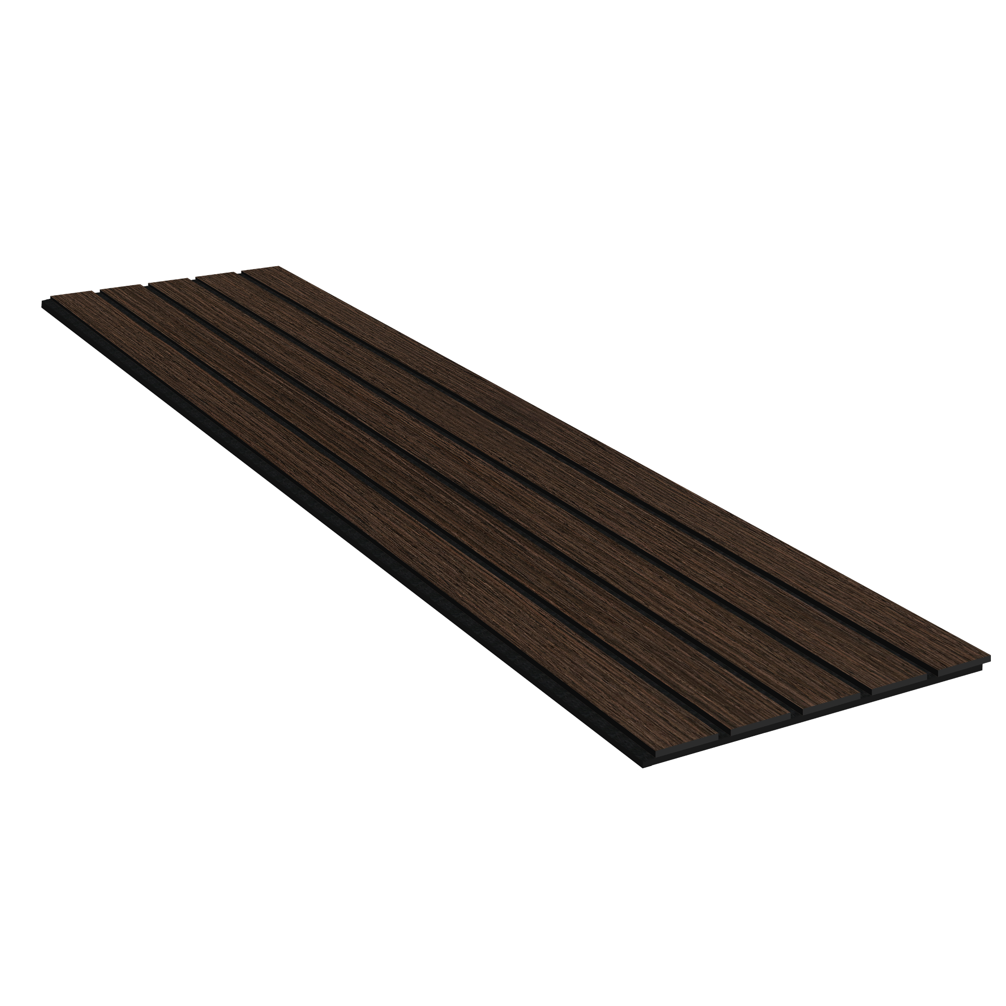 Acoustic Slat Wall Panels | Premium UltraWide Slats | 240cm x 60cm | Smoke