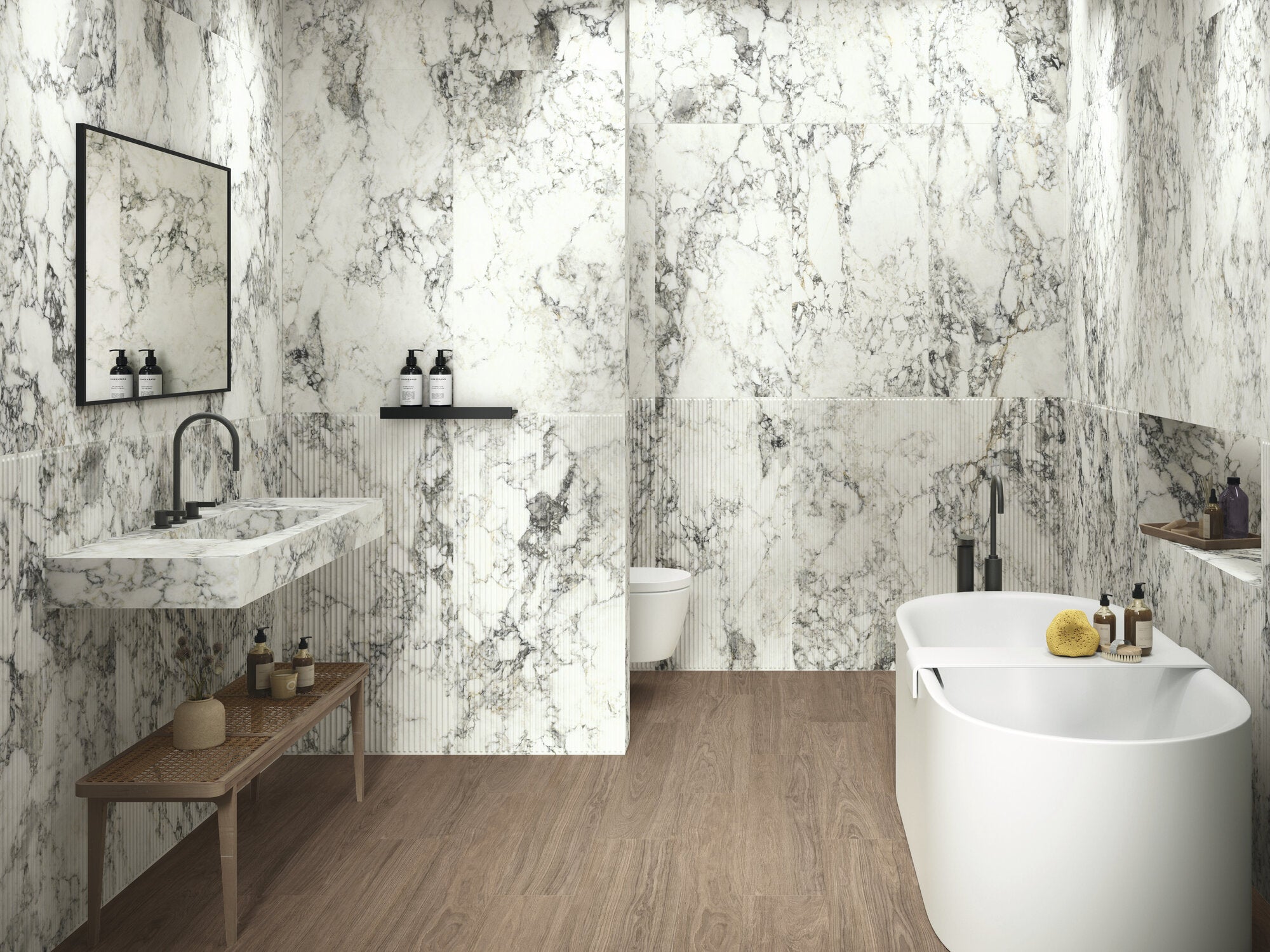 Volterra White Matt Rectified Porcelain Tile – 60 x 120cm